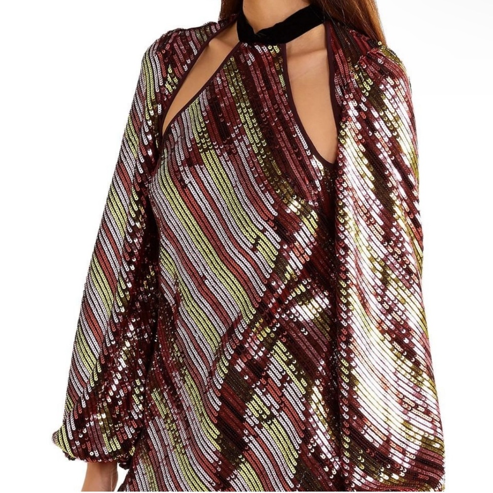 RIXO London Harriet Sequin Mini Dress